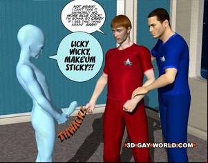 Gay Interracial Sex Cartoons - Horny alien wants to fuck everything in adult - Picture 12