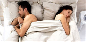 happy couples home sex - Sexless Married Couple - Bed 02